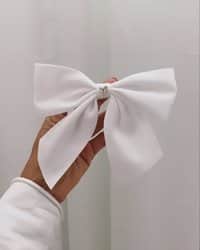 סיכת פופיון לבנה אבן סברובסקי