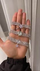 שרשרת צ'וקר קריסטל