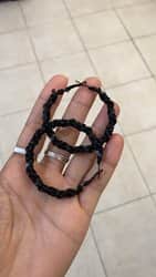 עגיל חישוק שחור