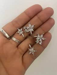 עגיל לילך פרחים