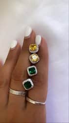 עגיל שובל מרובע