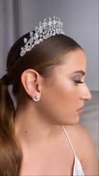 עגיל אביה פנינה זרקון