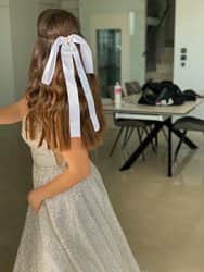 סרט פופיון סאטן לבן