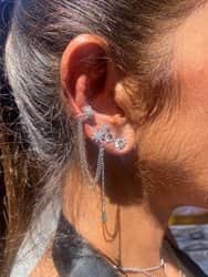 עגיל שרשר כוכב