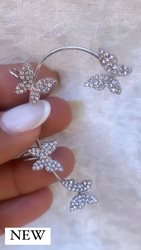 עגיל מטפס פרפר